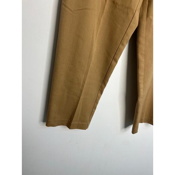 Vintage Briggs Made in USA Polyester Brown Trousers Pants Womens 4P - Picture 2 of 9